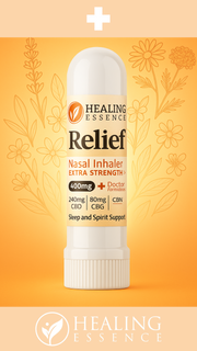 Relief Nasal Inhaler – Extra Strength 400mg – Lavendar, Chamomile, Valerian, Jasmine, Madarin Petitgrain – 2ml