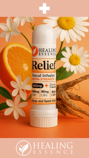 Relief Nasal Inhaler – Extra Strength 400mg – Lavendar, Chamomile, Valerian, Jasmine, Madarin Petitgrain – 2ml