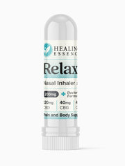 Relax Nasal Inhaler – 200mg – Peppermint, Vanilla, Lavender, Eucalyptus, Tea Tree – 2ml