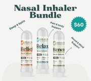 Nasal Inhaler Bundle – 3 Pack – Renew, Relax, Relief (Save 23%)