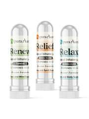 Nasal Inhaler Bundle — Renew, Relax & Relief (3-Pack) | Terpene + Essential Oil Support