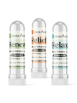 Nasal Inhaler Bundle — Renew, Relax & Relief (3-Pack) | Terpene + Essential Oil Support